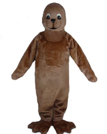 Brown Seal Mascot-0