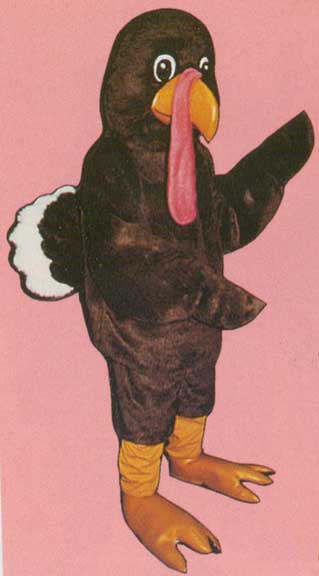 Turkey Mascot Costume-0