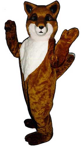 Friendly Fox Mascot Costume-0
