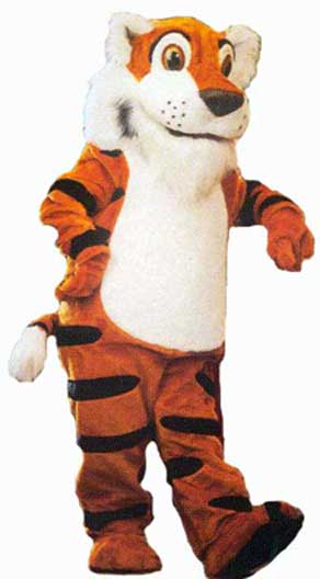 T. Toby Tiger Mascot