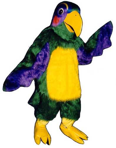 Colorful Parrot Mascot Costume-0