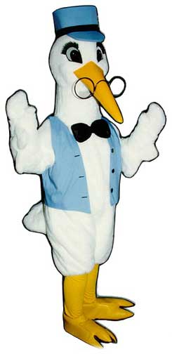 Dr. Stork Mascot Costume-0