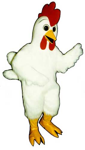 Funky Chicken Mascot Costume-0
