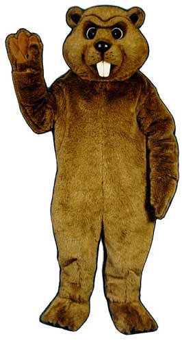 Beaver Mascot Costume-0