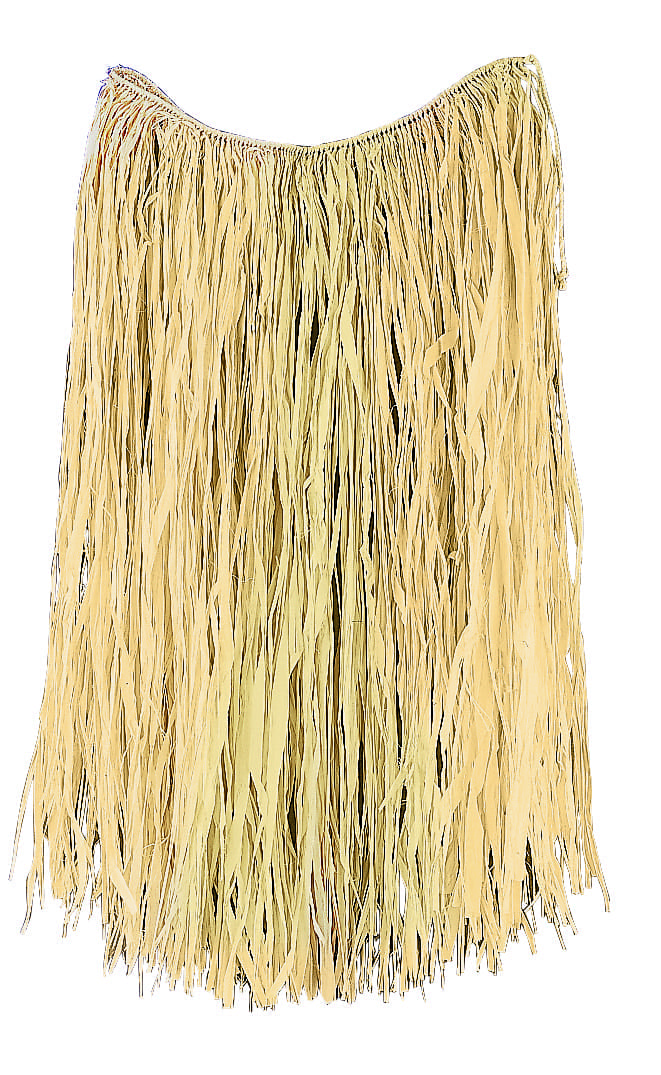 Adult's Natural Raffia Hula Skirt