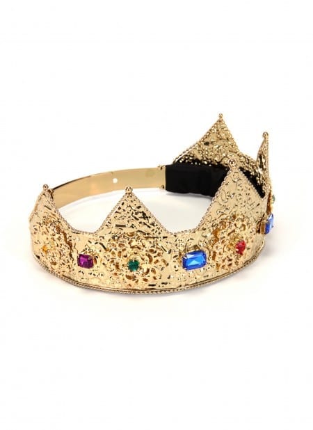 Gold Ladies Pointed Crown Adjustable - Costume Holiday House