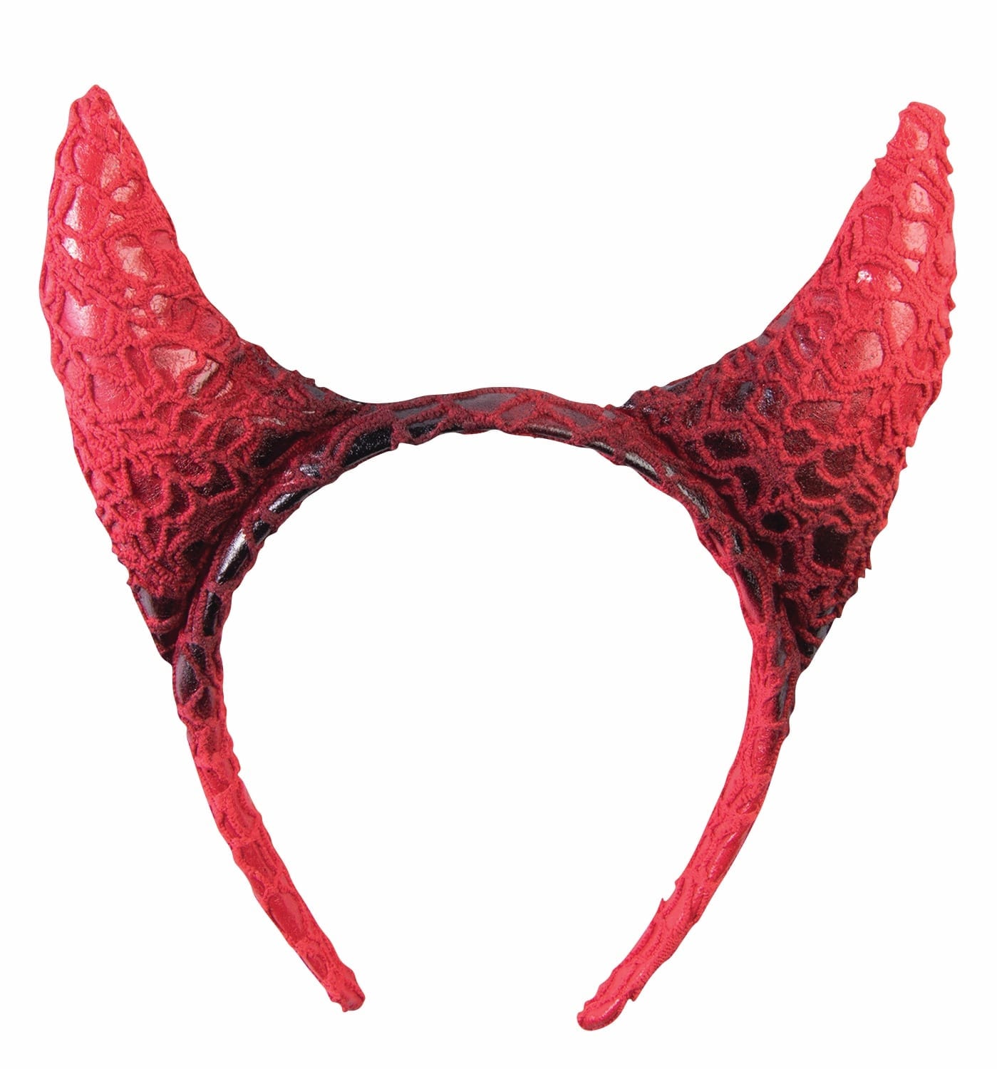 Red Devil Horns Headband-0
