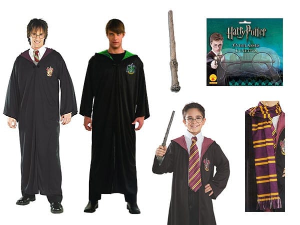 Slytherin Robe Deluxe Harry Potter Wizard Fancy Dress Halloween Adult  Costume