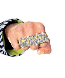 3 FINGER $ RING-GANGSTER - Costume Holiday House